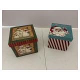 Two assorted Christmas gift boxes really good