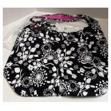 31 inside- out bag New Black floral