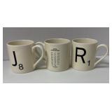 Wild and wolf Scrabble Set of 3 Very good