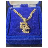 Golden plated .925 Boston College Charm and