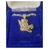 Golden plated .925 NC State Wolfpack Charm and