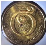 Osterman Jewelers "Good Luck" Medallion
