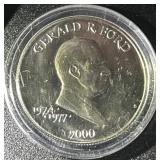 Gerald Ford 2000 Liberia Five Dollar Coin