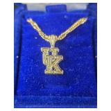 Golden plated .925 Univ. of Kentucky Charm and