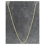 14k Gold overlay 15" Amco necklace 1.37g