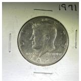 1971 Kennedy Half Dollar