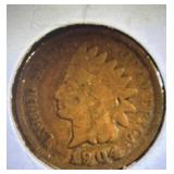 1904 Indian Cent Coin