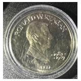 Ronald Reagan 2000 Liberia Five Dollar Coin