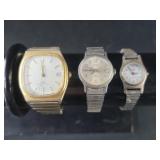3 Watches - 2 Timex, 1 Armitron - all have some