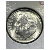 1960-D ROOSEVELT SILVER DIME ~ GEM ~BEAUTIFUL