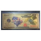Novelty 24K gold foil plated United States Air