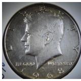 1968D Kennedy Half Dollar - 40% silver