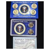 2009 UnC Presidential Dollar Collection -