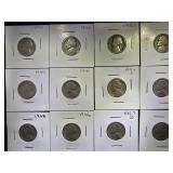 12 Nickels 1940-1970