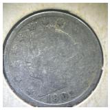 1901 Liberty Head V Nickel 5 Cent US Mint