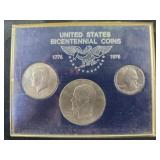 1976 Bicentennial Set - Ike Dollar, Kennedy Half