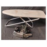 Vintage GE iron and mini ironing board