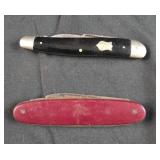 2 vintage pocket knives