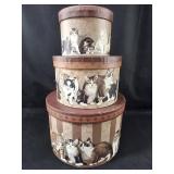 Nesting Cat Boxes with lift out trays