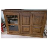 Broyhill Attic Heirlooms distressed oak media