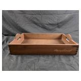 Harry & David wooden serving tray featuring