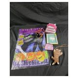 Cat halloween flag new, cat notepad gift set.