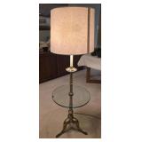 vintage 52" tall Stiffel brass floor lamp
