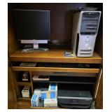 Dell  xps 400 desktop computer, 20" monitor,