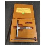 Vintage Lufkin No. 515 micrometer depth gage set