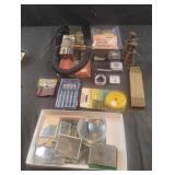 Round magnetic base, mirrors, snake light and