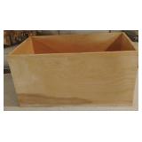 Handmade wood box 20 x 10 x 12 1/2