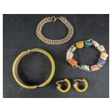 Bracelets (one with Matching earrings)