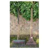 Metal rake