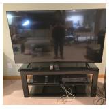 65" TV with lg blue ray player, Sony vhs dvd