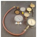 High pressure gauges