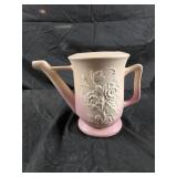 vintage Hull Pottery dogwood pattern watering can