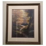 39" x37" framed artwork is "Aspen Beauty" by