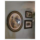 Scenic wall decor grouping