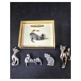 Cat Brooches