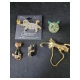 Cat Brooches