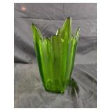 VIKING green STOCKHOLM VASE Wayne Husted Blenko