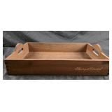 Harry & David wooden serving tray featuring