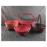 Red baskets