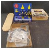 Light bulb changer kit, clips, brackets and