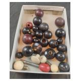 Vintage ball knobs