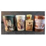 Assorted tins