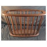 14.5x20 vintage Mid-Century Modern spindle