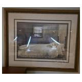 39x32 framed print of the 1965 painting "Master