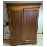 45x63x23 vintage wooden armoire, media cabinet ,