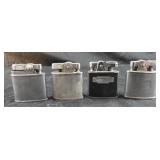 vintage silver-tone cigarette lighters